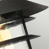 Helsingor 1 Light Wall Lantern - Black - Comet Lighting