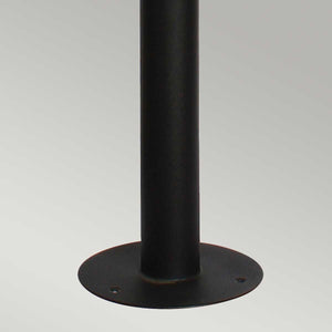 Helsingor 1 Light Bollard Lantern - Black - Comet Lighting