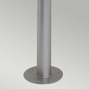 Helsingor 1 Light Bollard Lantern - Silver - Comet Lighting