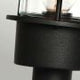 Helsingor 1 Light Pedestal Lantern - Black