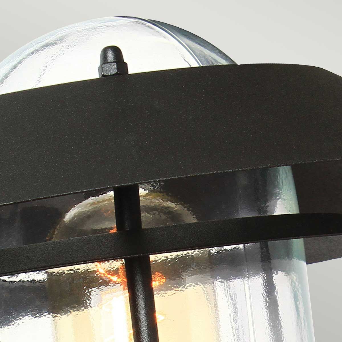 Helsingor 1 Light Pir Wall Lantern - Black - Comet Lighting