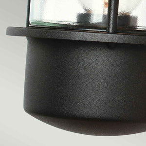 Helsingor 1 Light Pir Wall Lantern - Black - Comet Lighting