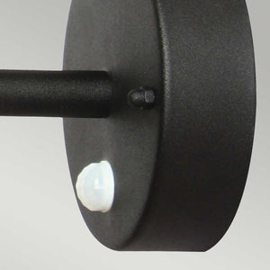 Helsingor 1 Light Pir Wall Lantern - Black - Comet Lighting