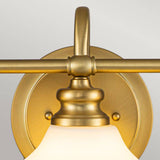 Ainsley 3 Light Wall Light Brushed Brass - Comet Lighting