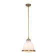 Amelia 1 Light Medium Pendant Heritage Brass - Comet Lighting