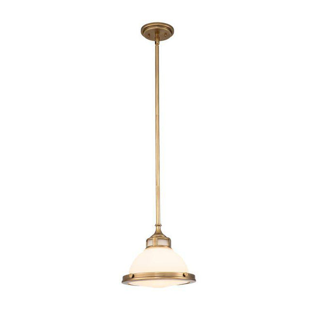 Amelia 1Lt Mini Pendant Heritage Brass - Comet Lighting