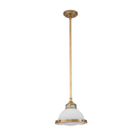 Amelia 1Lt Mini Pendant Heritage Brass - Comet Lighting