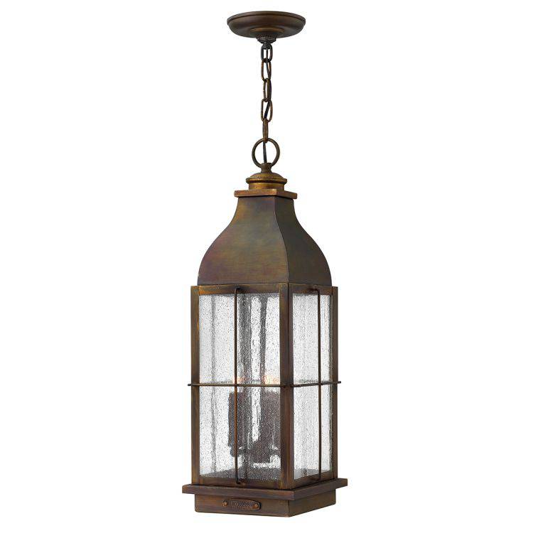 Bingham 3Lt Chain Lantern Finish: Light Sienna - Comet Lighting