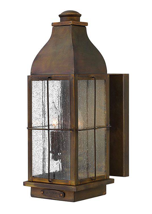 Bingham Outdoor 2-Light Medium Wall Lantern - Comet Lighting