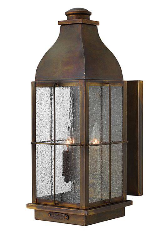 Bingham Outdoor 3-Light Large Wall Lantern - Comet Lighting