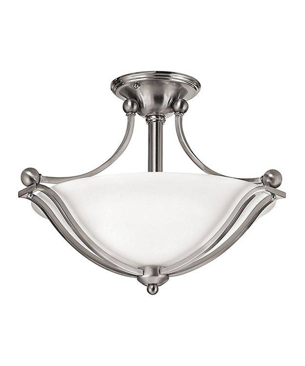 Bolla 2-Light Semi-Flush - Comet Lighting