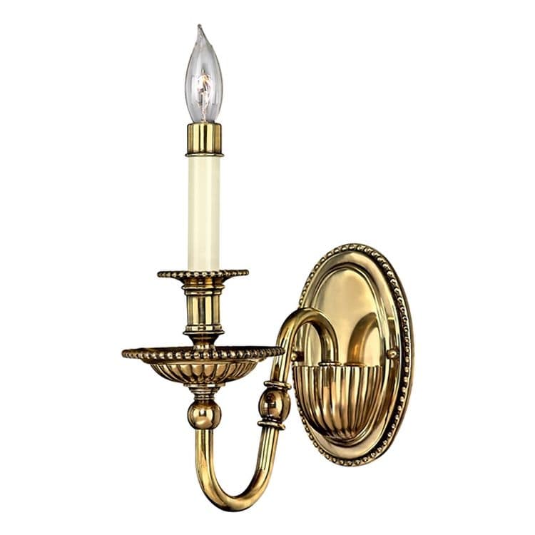 Cambridge 1-Light Wall Light Brass - Comet Lighting