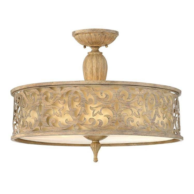 Carabel Large Semi-Flush Ceiling Light - Comet Lighting