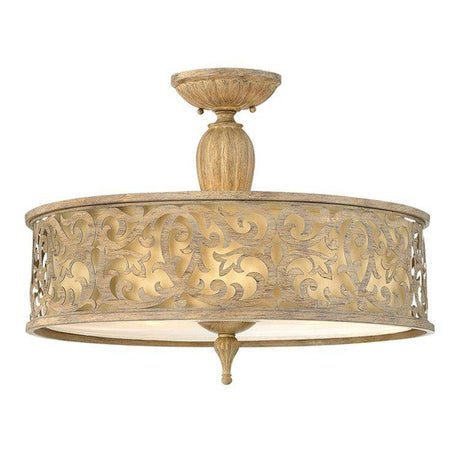 Carabel Large Semi-Flush Ceiling Light - Comet Lighting