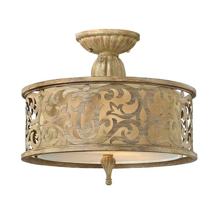 Carabel Small Semi-Flush Ceiling Light - Comet Lighting