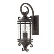 Casa 2 Light Wall Lantern Olde Black - Comet Lighting