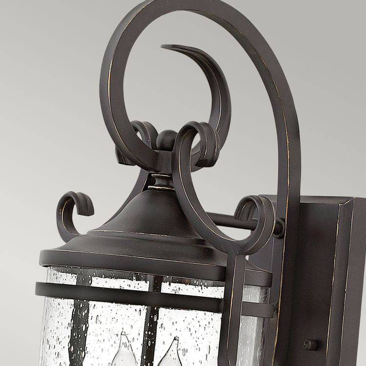 Casa 2 Light Wall Lantern Olde Black - Comet Lighting