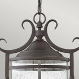 Casa 3 Light Chain Lantern Olde Black - Comet Lighting