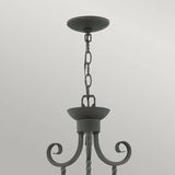 Casa 5 Light Chandelier Olde Black - Comet Lighting