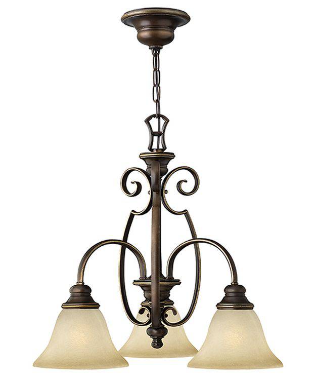 Cello 3-Light Chandelier - Comet Lighting