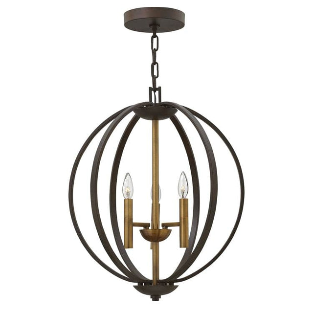 Euclid 3-Light Pendant Chandelier - Comet Lighting