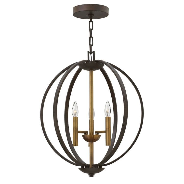 Euclid 3-Light Pendant Chandelier - Comet Lighting