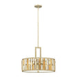 Gemma Pendant Small Ceiling Light Silver - Comet Lighting