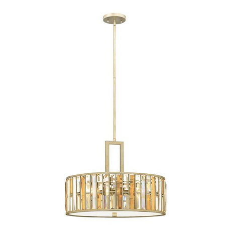 Gemma Pendant Small Ceiling Light Silver - Comet Lighting