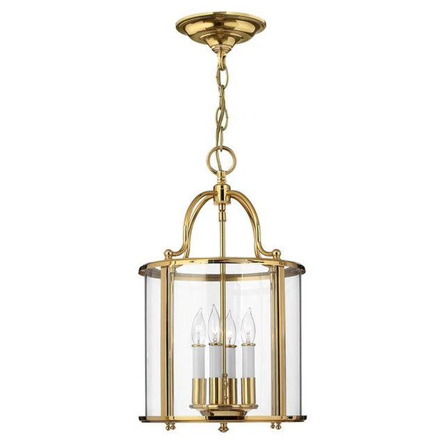 Gentry Medium Pendant Ceiling Light Brass - Comet Lighting