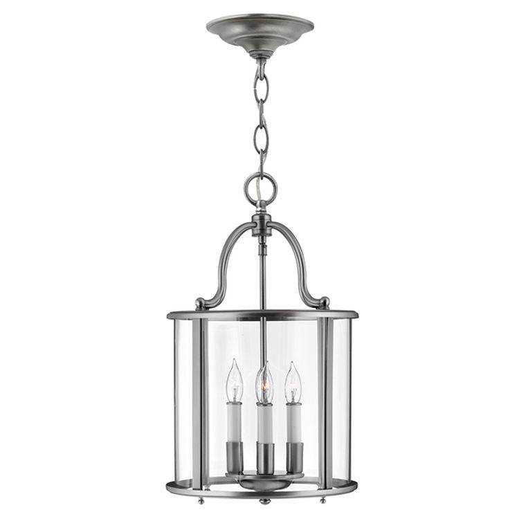 Gentry Medium Pendant Ceiling Light Pewter - Comet Lighting