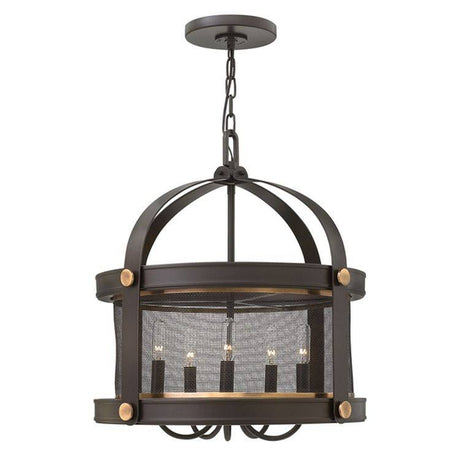 Holden 5Lt Chandelier Finish: Buckeye Bronze - Comet Lighting