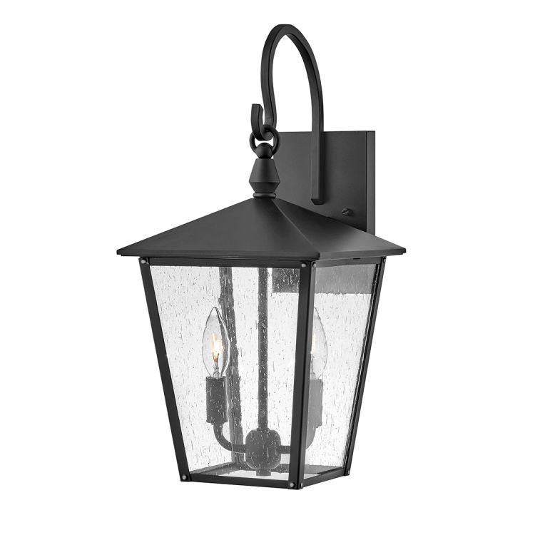 Huntersfield 2 Light Medium Wall Lantern Black - Comet Lighting