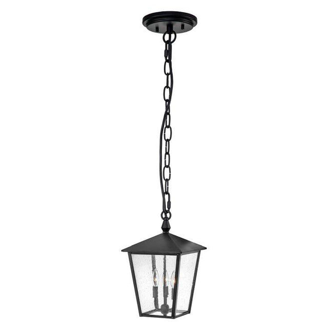 Huntersfield 3 Light Large Chain Lantern Black - Comet Lighting