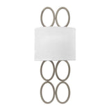 Jules 2 Light Wall Light Brushed Nickel - Comet Lighting