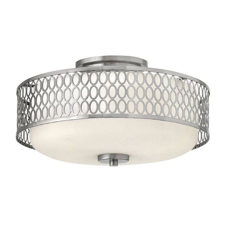 Jules 3 Light Flush mount Brushed Nickel - Comet Lighting