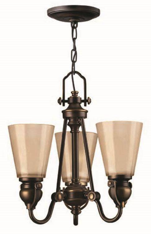 Mayflower 3-Light Chandelier - Comet Lighting