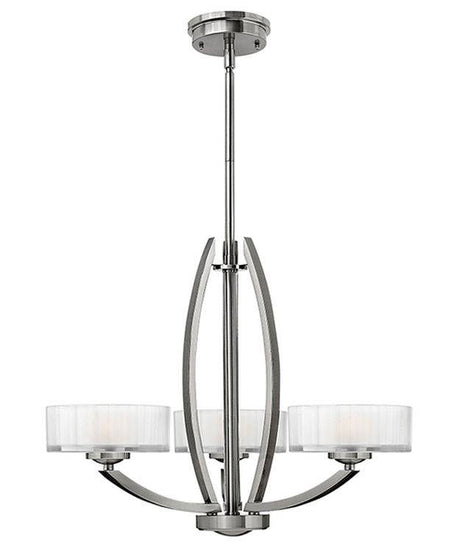 Meridian 3-Light Chandelier - Comet Lighting