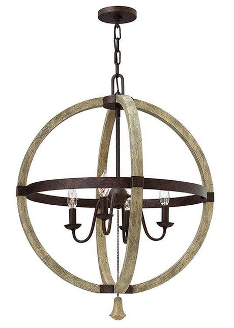 Middlefield 4-Light Chandelier - Comet Lighting