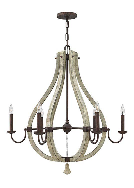 Middlefield 6-Light Chandelier - Comet Lighting