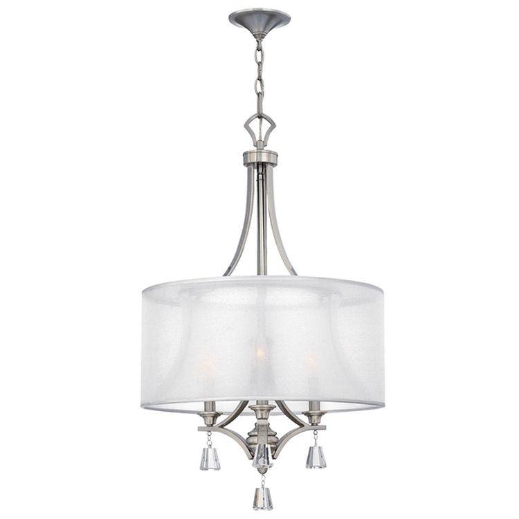 Mime 3-Light Pendant Ceiling Light Chandelier - Comet Lighting