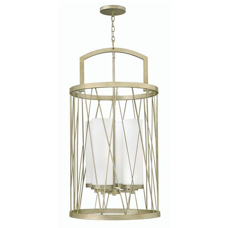 Nest Pendant Ceiling 4-Light Chandelier Silver - Comet Lighting