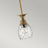 Plantation 1 Light Pendant Burnished Brass - Comet Lighting