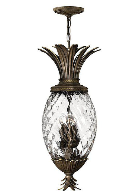 Plantation 4-Light Pentant Pearl Bronze - Comet Lighting