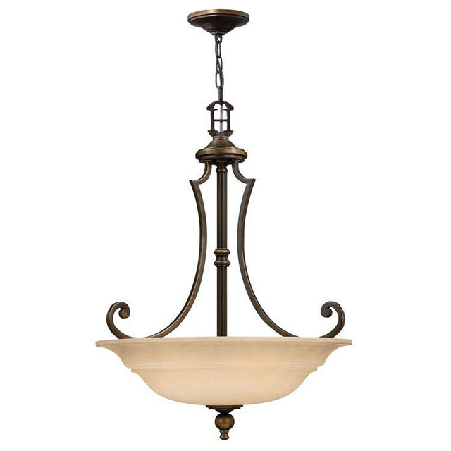 Plymouth 3Lt Chandelier Finish: Olde Bronze - Comet Lighting