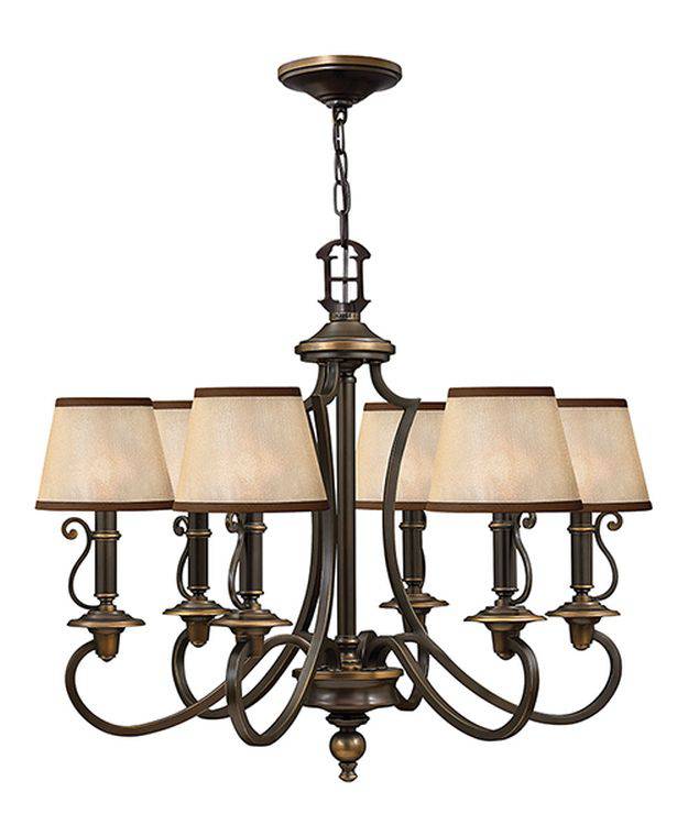 Plymouth 6-Light Chandelier - Comet Lighting