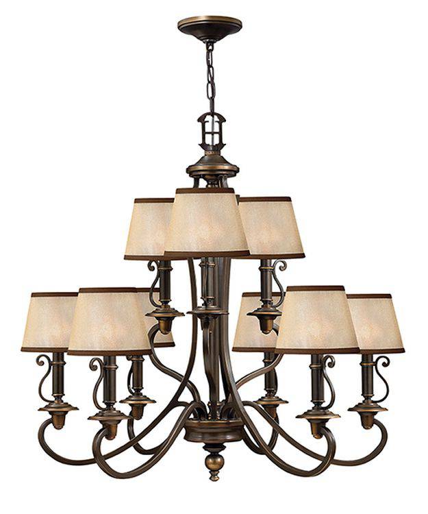 Plymouth 9-Light Chandelier - Comet Lighting