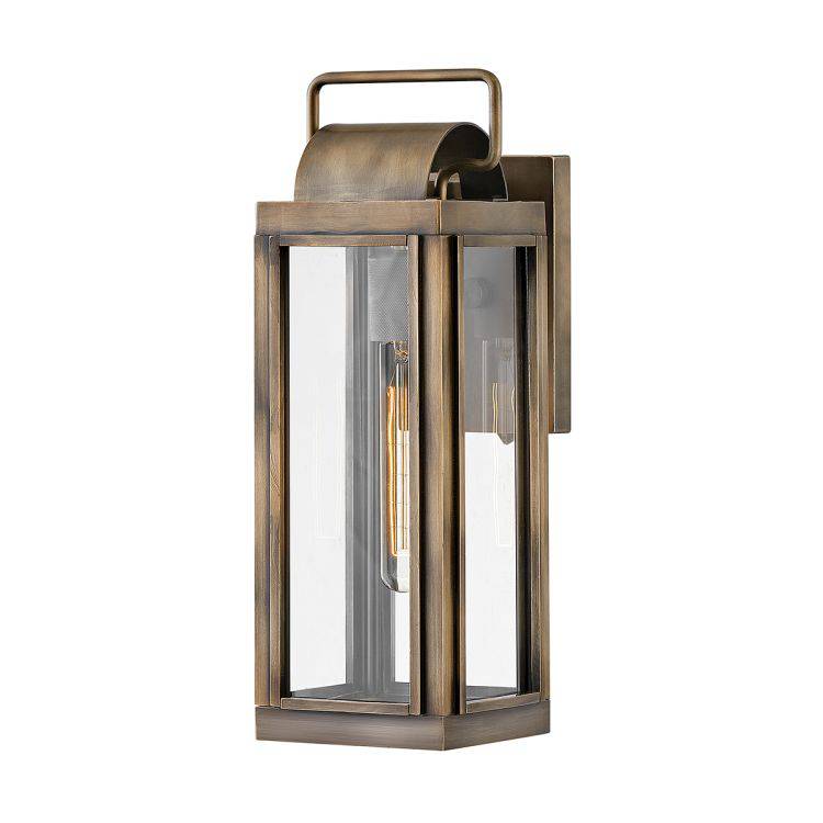 Sag Harbor 1 Light Small Wall Lantern Painted Burnished Bronze - Comet Lighting