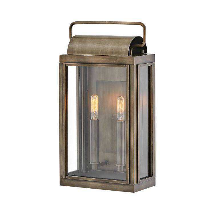 Sag Harbor 2 Light Medium Wall Lantern Painted Burnished Bronze - Comet Lighting