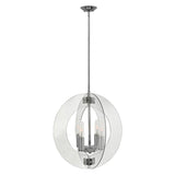 Solstice 4Lt Chandelier Finish: Polished Chrome - Comet Lighting