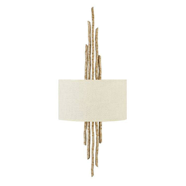 Spyre 2-Light Wall Light - Champagne Gold - Comet Lighting